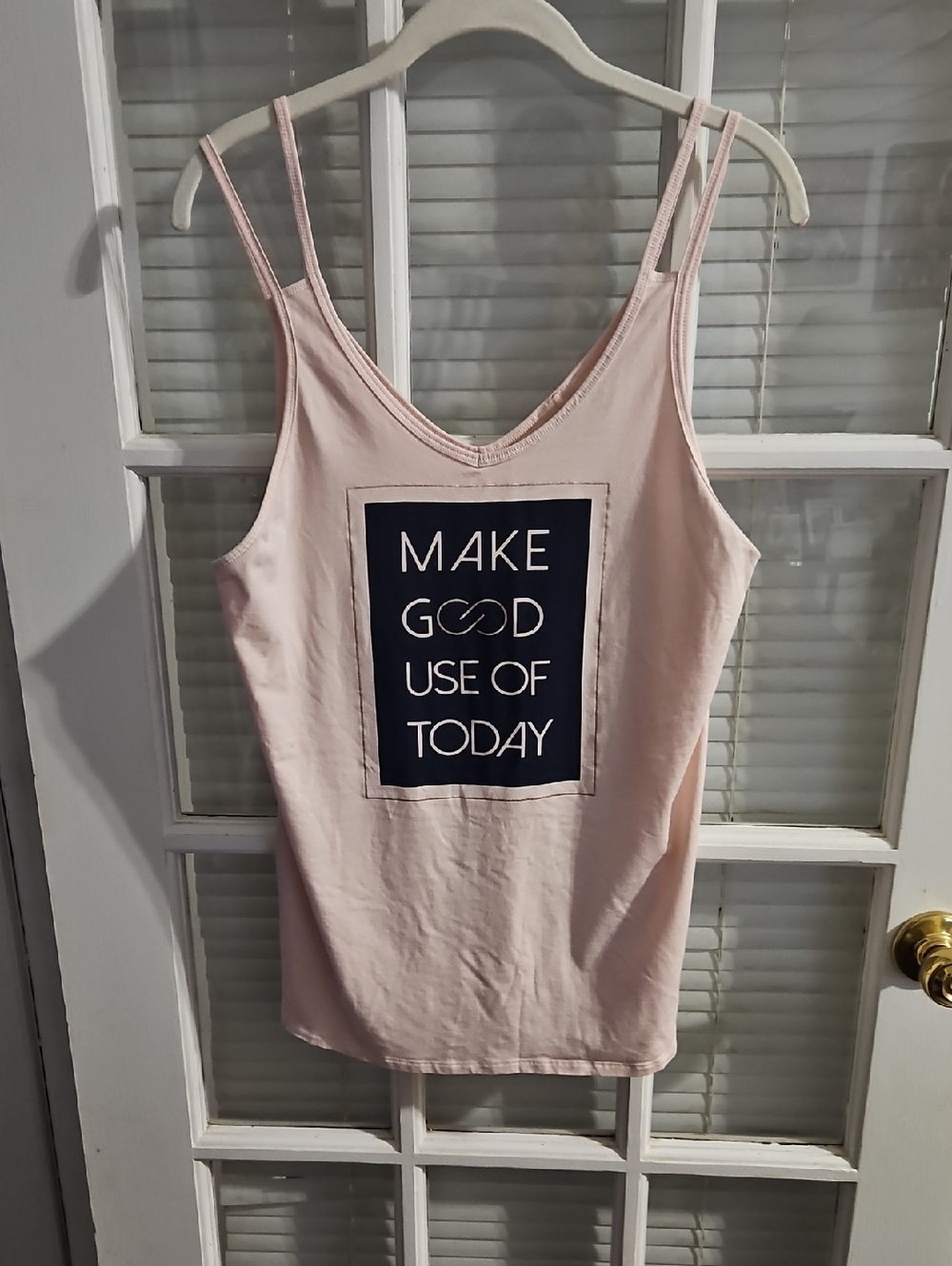 Calia By Carrie Underwood Women’s Pink Graphic Tank Top. EUC. Sz L